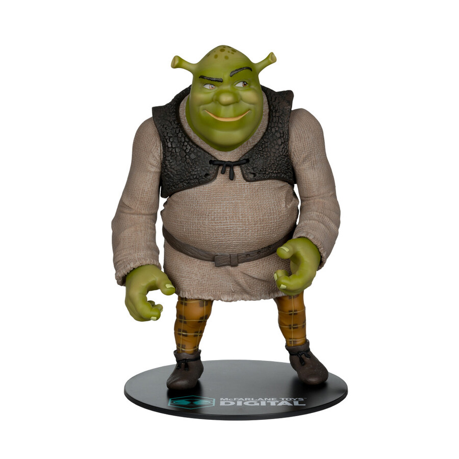 shrek movie maniacs shrek 12 posed figure wdigital collectible mcfarlane toys store exclusive gold label