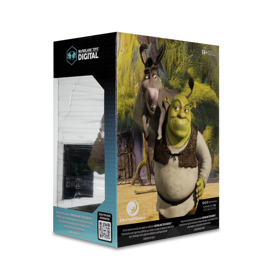 shrek movie maniacs shrek 12 posed figure wdigital collectible mcfarlane toys store exclusive gold label